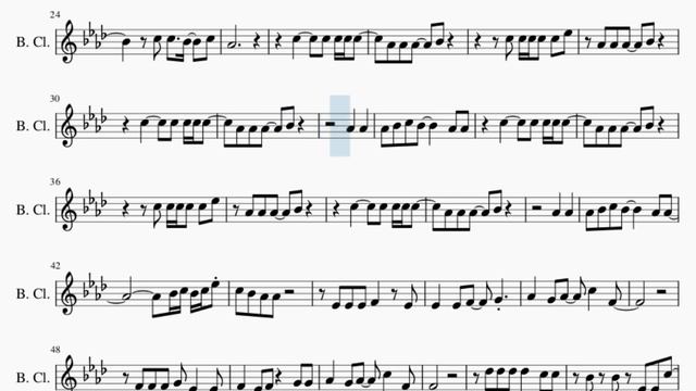 Bass Clarinet Sheet Music: How to play I Wanna Dance with Somebody by Whitney Houston смотреть онлайн