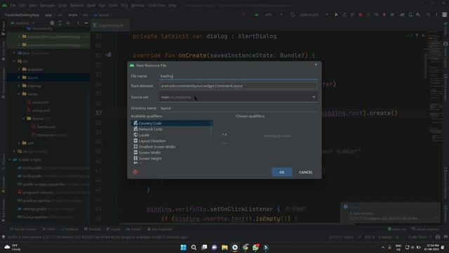 Android Studio Dating app - Verify user login using phone auth credential in android with firebase смотреть онлайн