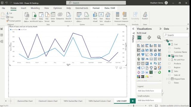 #powerbi #visualisation #line #chart #visual #Line Chart Visual in #power bi (Video -7) смотреть онлайн
