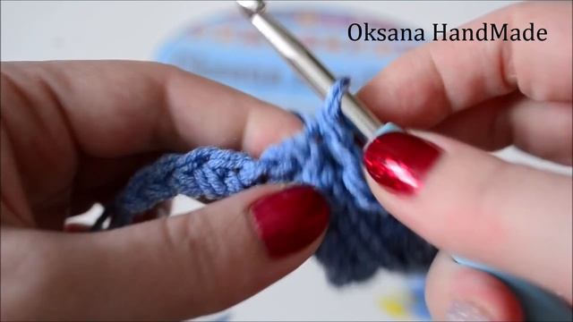 Шапка крючком, одна схема - два узора. Crochet hat pattern смотреть онлайн