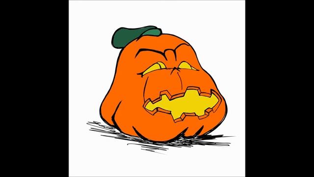 Рисование тыквы в ibis Paint X/ Pumpkin Digital Drawing for Halloween смотреть онлайн