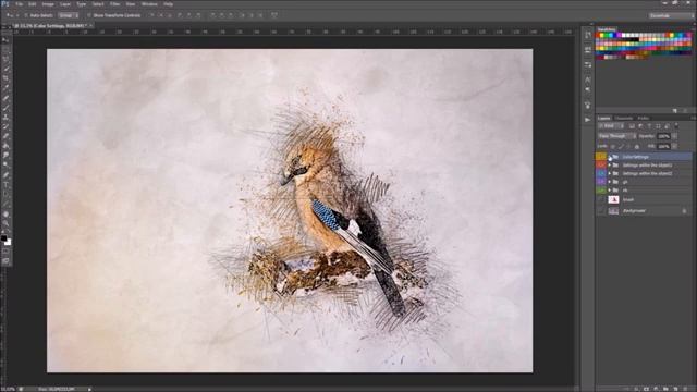 Pen Sketch Photoshop Action Tutorial смотреть онлайн