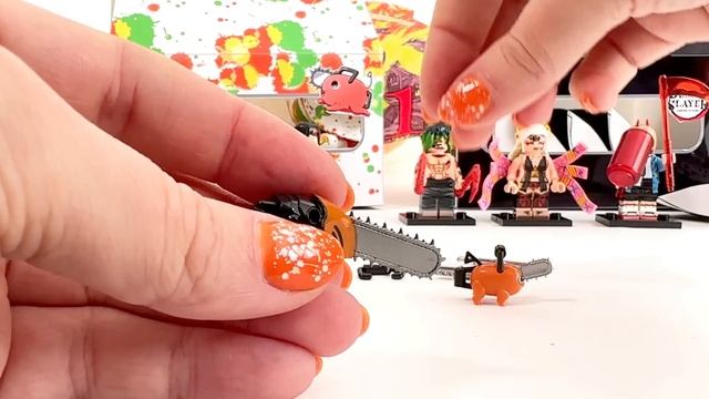 LEGO Chainsaw Man vs Demon Slayer Openning RANDOM BOX | DIY & Craft (Unofficial minifigures) смотреть онлайн