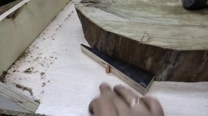 Фугователь/кондуктор для фрезера. Выравнивание спилов и слэбов.