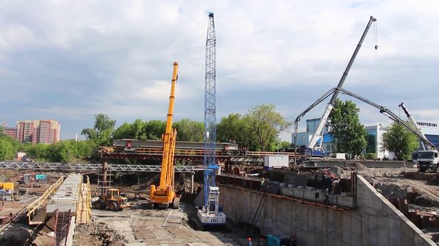 Стройка развязки на Первомайской/vsemetri.com смотреть онлайн