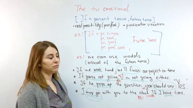 АНГЛИЙСКИЙ.The 1st Conditional .Первое условное. Предложения с IF смотреть онлайн