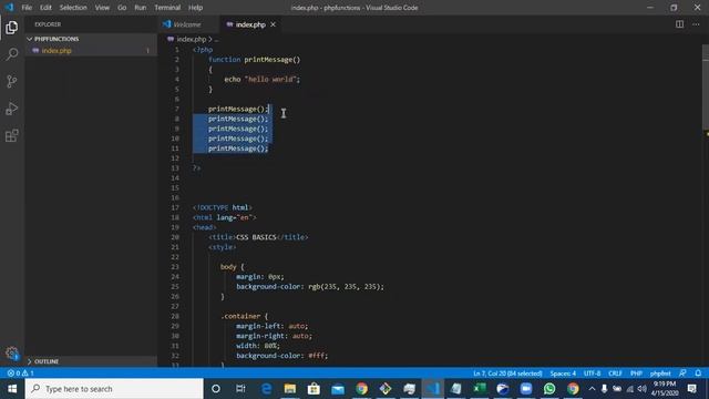Web Development Course Session 5 PHP Functions, arrays & loop (PART 1) смотреть онлайн