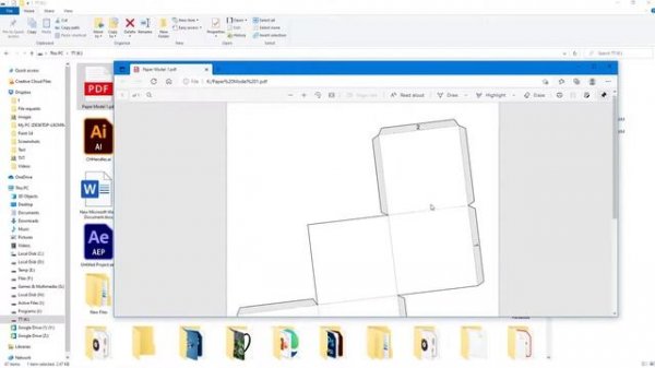 Blender Tutorial - Lesson 200 - Exporting Paper Model