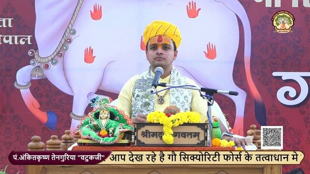 DAY-3 Shrimad Gau Bhagwat Katha By PP. Govats Shri Ankit Krishna Batuk ji VIDISHA ( M.P. ) смотреть онлайн