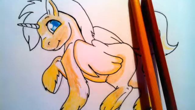 Как нарисовать единорога поэтапно? Урок рисования.