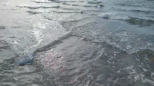 Caspian Sea - Square Waves / Редкое явление в Каспийском море - 
