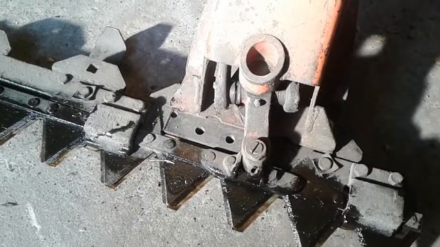 Косилка сегментная к мотоблоку Агро. смотреть онлайн