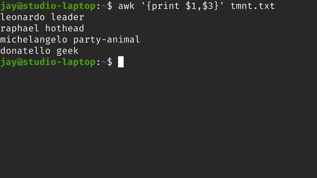 Linux Crash Course - awk смотреть онлайн