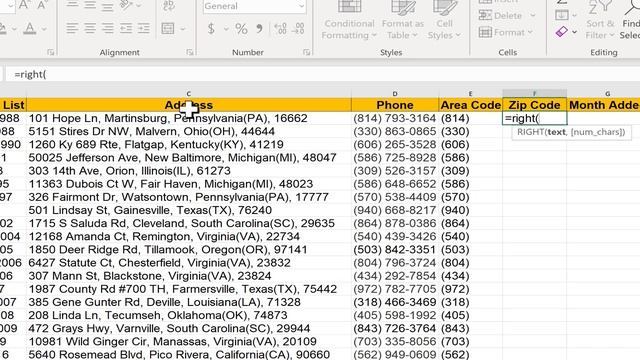 Using LEFT RIGHT & MID Functions in Excel смотреть онлайн
