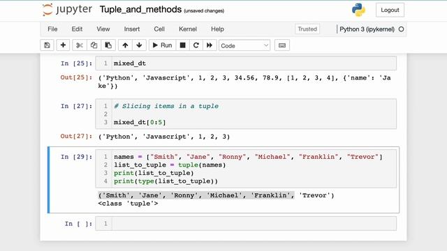 Python tuple and how to create and use them with the 2 tuple methods| Python Beginner Tutorials. смотреть онлайн