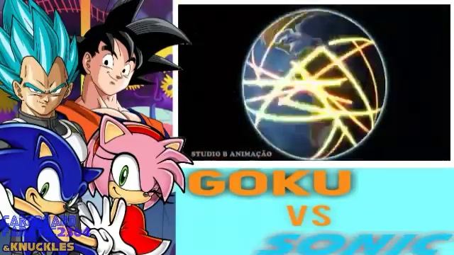 [Old] Goku & Sonic & Amy & Vegeta Reacts To Goku Vs Sonic Remake