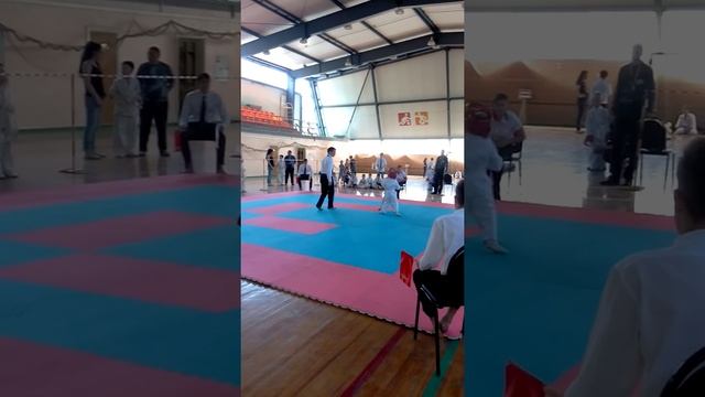 Открытый Кубок Сердобского района по Карате Кекусинкай,самые юные)))). смотреть онлайн