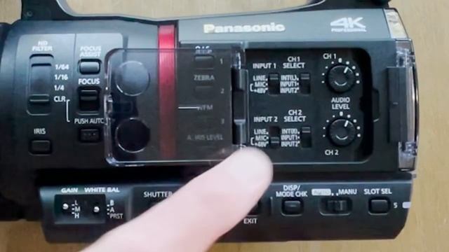 Panasonic AG-CX350 Split Track Audio смотреть онлайн
