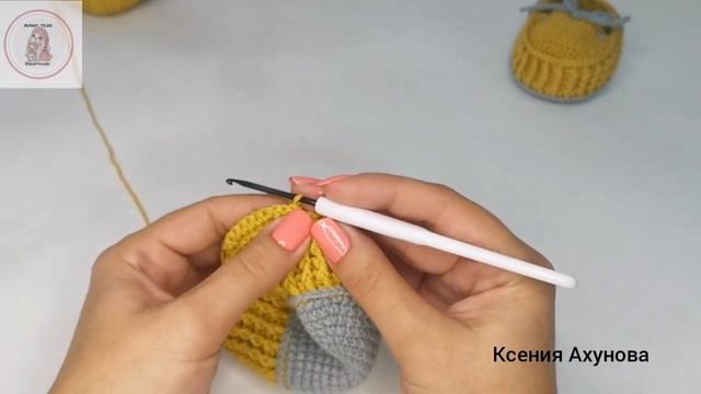 Мокасины крючком для зайки/котика, в стиле Тильда. МК #вязание #обувькрючком #вязаниекрючком#игрушк смотреть онлайн