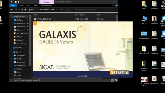 How to open viewer software CD for Galileos (DentsplySirona) Software and navigate into 3D volume. смотреть онлайн
