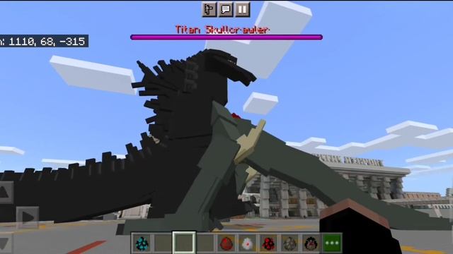 Godzilla VS Monsterverse Titans (mcpe addons) смотреть онлайн