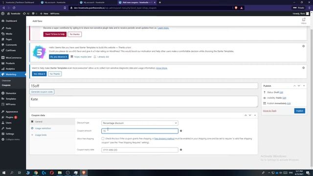 How to Create Coupon Codes on Woocommerce (Wordpress) смотреть онлайн
