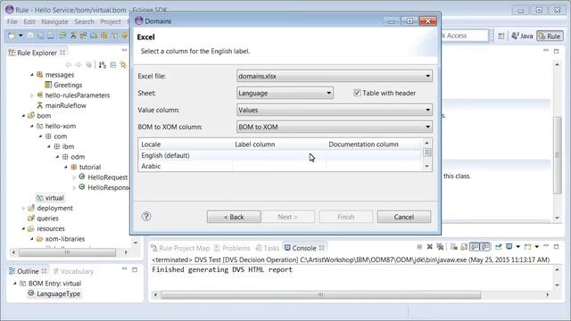 How do I create dynamic domains in IBM Operational Decision Manager Rule Designer? смотреть онлайн