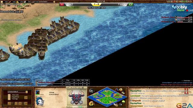 Age of Empires 2 TEC BacT vs Feage Game 2 смотреть онлайн