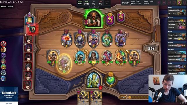 Hearthstone Battlegrounds funny moments. Hearthstone moments №124 смотреть онлайн