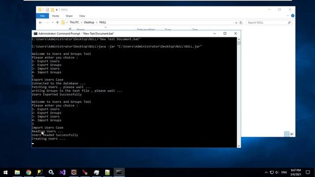 NULL Tool (Users and Groups Java Version) смотреть онлайн