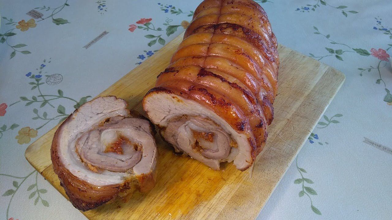 Порчетта или мясной рулет. смотреть онлайн