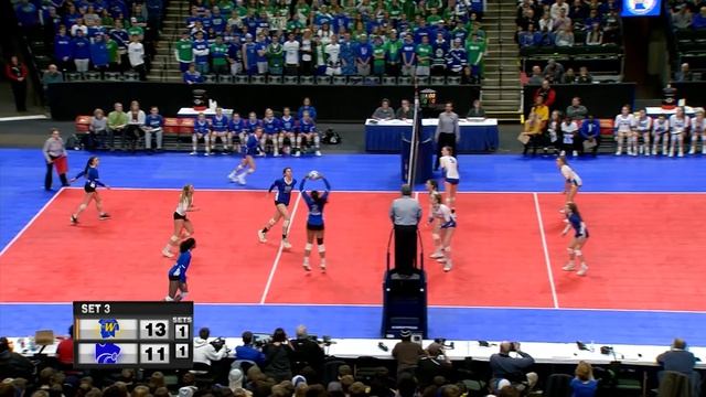 Girls High School Volleyball State Final Wayzata Vs Eagan #Volleyball