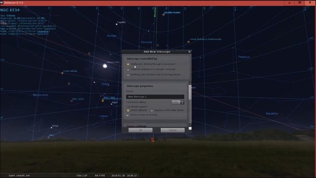 How to setup stellarium to remote control your telescope смотреть онлайн
