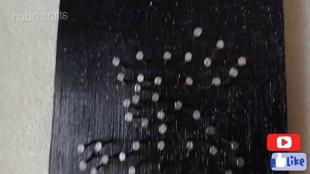 String art name plate making/ how to make string art #habiscrafts #stringart смотреть онлайн