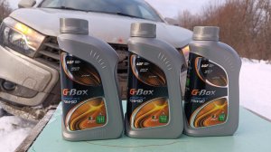 LADA Vesta,,,G-energy 75w90 GL-4 в КПП пробуем после Татнефти,сравниваем !!!