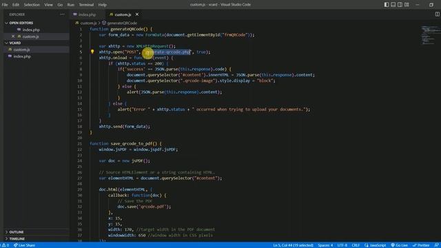 Dynamically Generate vCard QR Code using PHP, JavaScript, and Ajax смотреть онлайн