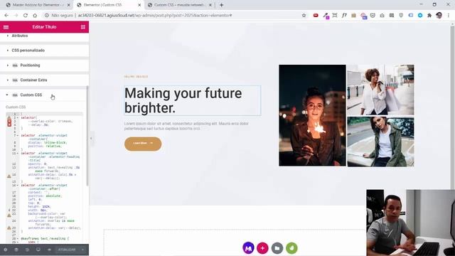Custom CSS na versão FREE do Elementor (Recurso que só tem na versão PRO) смотреть онлайн