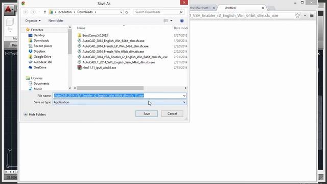 Installing the VBA Enabler for AutoCAD 2014 смотреть онлайн