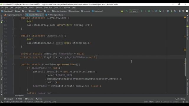 #6 Youtube API - Display Channel Info into Fragment Android смотреть онлайн