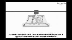 Как делают ванны из литьевого мрамора ESSE