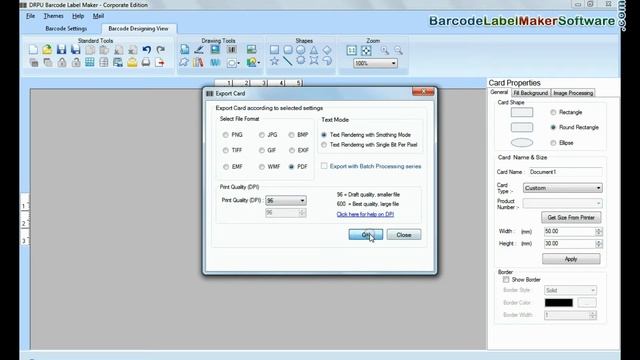 Save created barcode label in pdf, ms-excel, ms-word, ms-paint смотреть онлайн