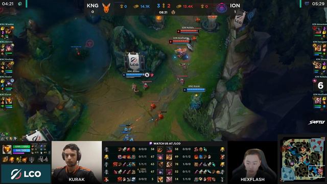 ION Global Esports vs Kanga Esports Game 2 | Day 1 Week 3 | LCO Split 1 2024 смотреть онлайн