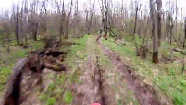 GoPro / Moto / Honda CRF450 / 03_05_2013 г. / Эндуро тренировка по красивому весеннему лесу, ч.2 смотреть онлайн