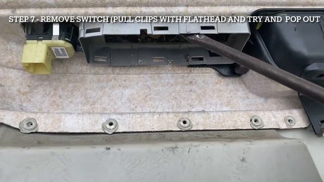 How to replace window switch - Chrysler Sebring (2007-2010) смотреть онлайн