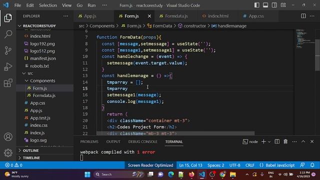 React Js Tutorial #4 - Use States with project Example смотреть онлайн