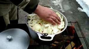 Готовим казачью похлёбку в казане 19/02/2020