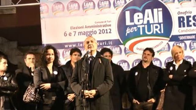 Elezioni Amministrative 2012: Primo Comizio di Onofrio Resta e Raffaele Fitto LeAli per Turi 3 смотреть онлайн