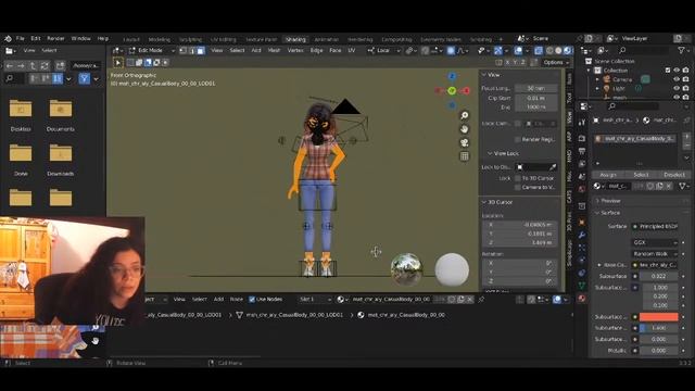 Miraculous Ladybug 3D models: Editing and Rigging Alya and Nino смотреть онлайн