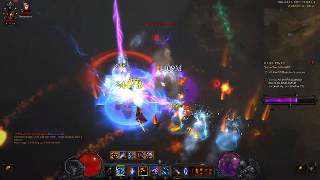 Diablo 3 - Wizard solo GR level 100 - Hydra Tal Rasha build - Non-seasonal смотреть онлайн