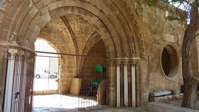 Lala Mustafa Pasha Mosque (Saint Nicholas's Cathedral), Famagusta, Northern Cyprus смотреть онлайн